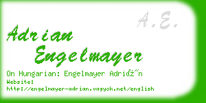 adrian engelmayer business card